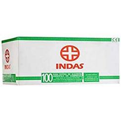 Compresa Gasa estéril 160 g Indas 100 unidades