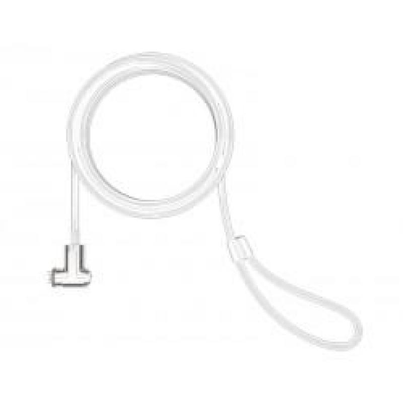 compulocks-cl15w-cable-antirrobo-plata-blanco