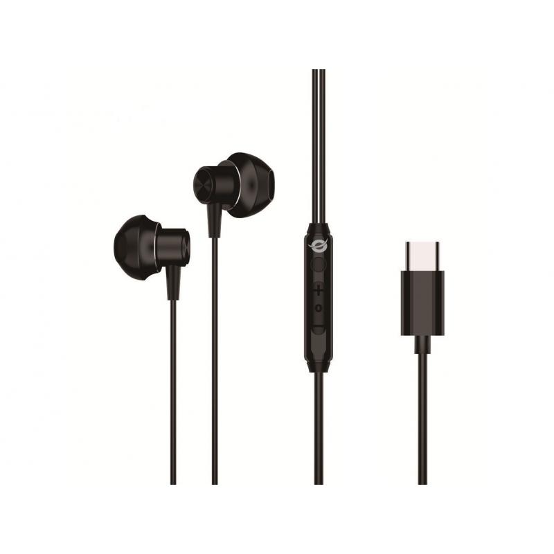conceptronic-brendan04b-auricular-y-casco-auriculares-alambrico-dentro-de-oido-llamadas-musica-usb-tipo-c-negro