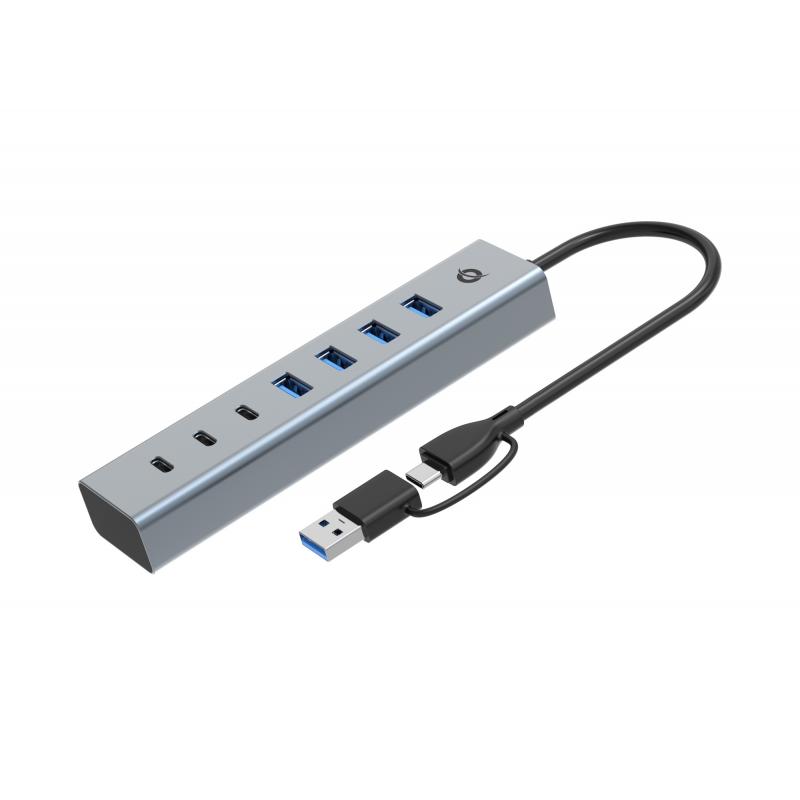 conceptronic-hubbies20g-hub-de-interfaz-usb-32-gen-1-31-gen-1-type-c-5000-mbit-s-gris