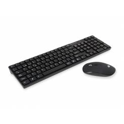 Conceptronic Orazio teclado Ratón incluido Hogar RF inalámbrico QWERTY Español Negro