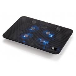 Conceptronic Plataforma de refrigeración de 4 ventiladores para equipos portátiles
