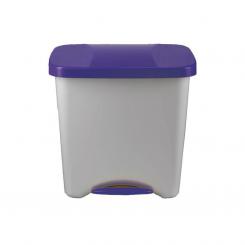Contenedor Pedal Bco 50L Azul