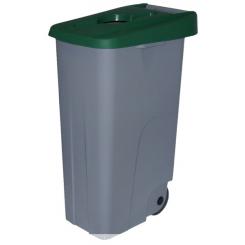 Contenedor Reciclo 85L  Abierto Verde