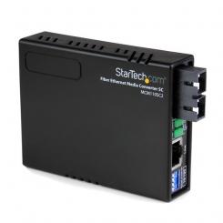 StarTech.com Conversor de Medios Ethernet RJ45 a Fibra Óptica Multimodo SC - 2Km