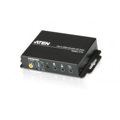 ATEN Conversor de VGA/Audio a HDMI con escalador