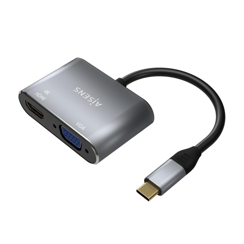 conversor-usb-c-a-vga-hdmi-4k-usb-c-m-vga-h-hdmi-h-gris-15cm