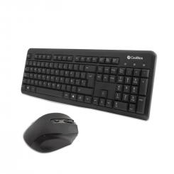 CoolBox COO-KTR-02W teclado Ratón incluido RF inalámbrico QWERTY Español Negro