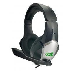 COOL 8434847045801 auricular y casco Auriculares Alámbrico Diadema Juego Negro, Plata