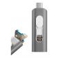 cool-8434847047027-unidad-flash-usb-128-gb-usb-type-a-usb-type-c-lightning-gris
