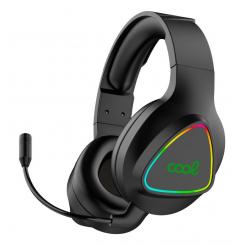 COOL 8434847055701 auricular y casco Auriculares Inalámbrico y alámbrico Diadema Juego USB Tipo C Negro
