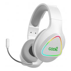 COOL 8434847055800 auricular y casco Auriculares Inalámbrico y alámbrico Diadema Juego USB Tipo C Blanco