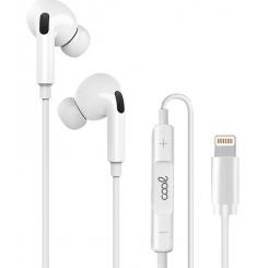 COOL Accesorios 8434847068060 auricular y casco Auriculares Inalámbrico y alámbrico Dentro de oído Llamadas/Música Bluetooth Blanco
