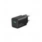 coolbox-cargador-gan-35w-usb-a-usb-c-pared-negro