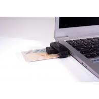 CoolBox CSI-680 lector de tarjeta inteligente interior exterior usb 2.0 negro