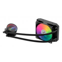 CoolBox Infinite Liquid 120 ARGB Procesador Kit de refrigeración líquida 12 cm Negro 1 pieza(s)