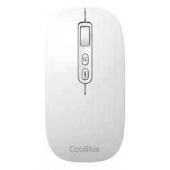CoolBox W02 ratón Hogar Ambidextro RF Wireless + Bluetooth Óptico 1600 DPI