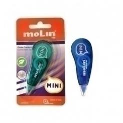 Corrector Cinta Molin 5 Mm X 3 M Mini Colores Surtidos Blister De 1