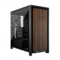 Corsair FRAME 4000D WOOD RS Midi Tower Negro, Madera