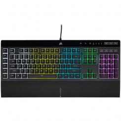 Corsair K55 RGB PRO teclado USB QWERTY Español Negro
