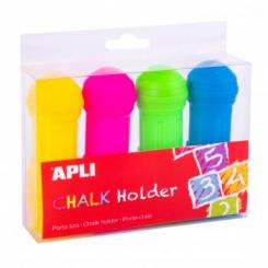 APLI C.Porta Tiza Jumbo Colores Surtidos 4U.