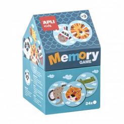 APLI C.puzzle Casita Memory Safari 24U