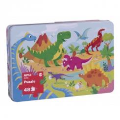 APLI C.puzzle Dinosaurios 48U
