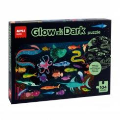 APLI C.puzzle Glow In The Dark Oceano 104U