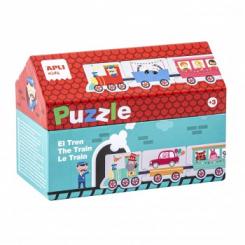 APLI C.Puzzle Casita Tren 20U