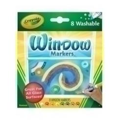 Crayola Rotulador Crayola Lavable Ventana Caja 8