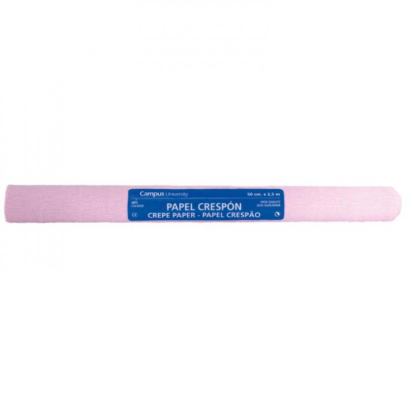 crespon-campus-05x25m-rosa-claro-rollo