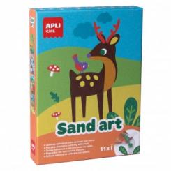 APLI C.Sand Art. Colorea Con Arena 4U