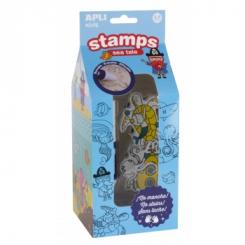 APLI C.Tampones Sea Tale Kids Borrables 6U