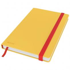 Cuaderno con tapas duras LEITZ Cosy,  80 hojas, rayado horizontal, DIN A5, amarillo
