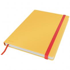 Cuaderno con tapas duras LEITZ Cosy,  80 hojas, rayado horizontal, DIN B5, amarillo