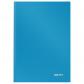 Cuaderno con tapas duras LEITZ Solid, 80 hojas cuadriculado 5, DIN A5, azul