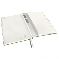 Cuaderno con tapas duras LEITZ Style, 80 hojas rayado horizontal, DIN A4, verdeceladón