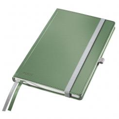 Cuaderno con tapas duras LEITZ Style, 80 hojas rayado horizontal, DIN A5, verdeceladón