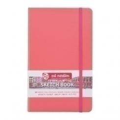 Cuaderno De Dibujo Talens Art Creation Boceto Cosido Tapa Dura Con Goma 130 X 210 Mm 140G  80H Coral