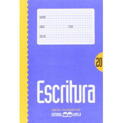 Cuaderno Escritura Color 20 Magenta, Ed. LAMELA