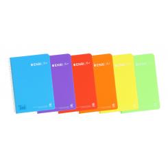 Cuaderno Espiral ENRI + TP Fº 80H 1 Línea C/M - Surtido