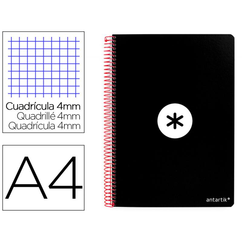 cuaderno-espiral-liderpapel-a4-antartik-tapa-dura-80h-100gr-cuadro-4mm-con-margen-color-negro