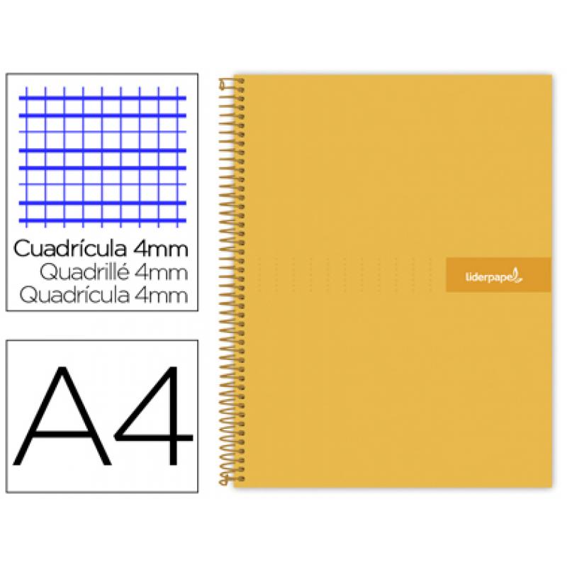 cuaderno-espiral-liderpapel-a4-crafty-tapa-forrada-80h-90-gr-cuadro-4mm-con-margen-color-naranja