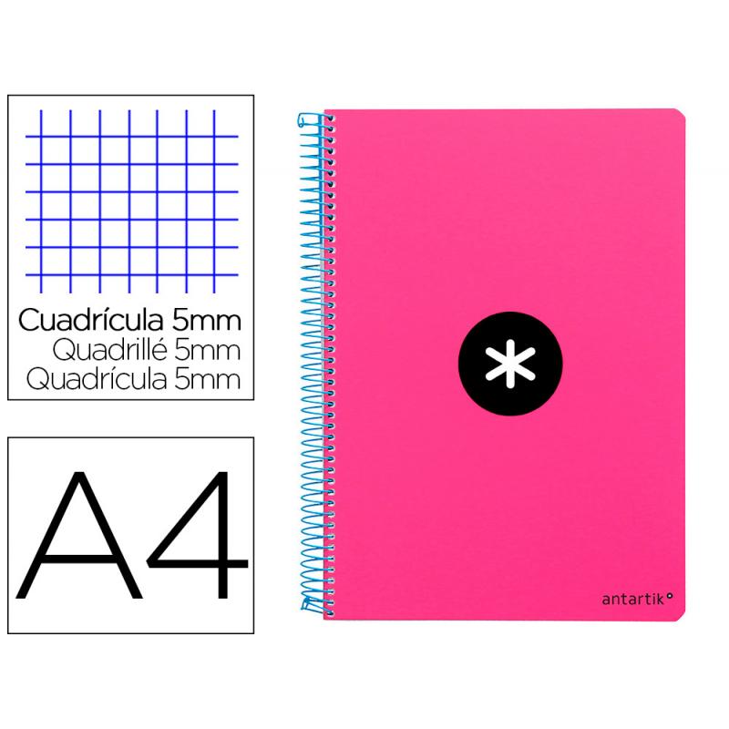 cuaderno-espiral-liderpapel-a4-micro-antartik-tapa-dura-80h-100-gr-cuadro-5mm-sin-bandas-4-taladros-color-rosa-fluor