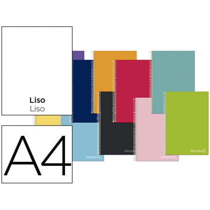 cuaderno-espiral-liderpapel-a4-micro-jolly-tapa-forrada-140h-75-gr-liso-5-bandas-4-taladros-colores-surtidos