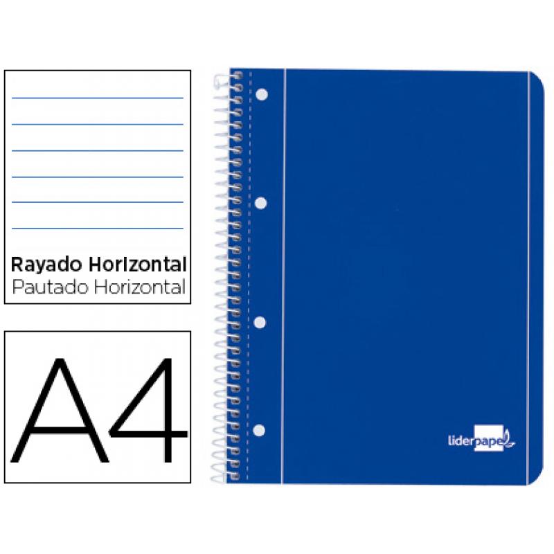 cuaderno-espiral-liderpapel-a4-micro-serie-azul-tapa-blanda-80h-80-gr-horizontal-con-margen-4-taladros-azul