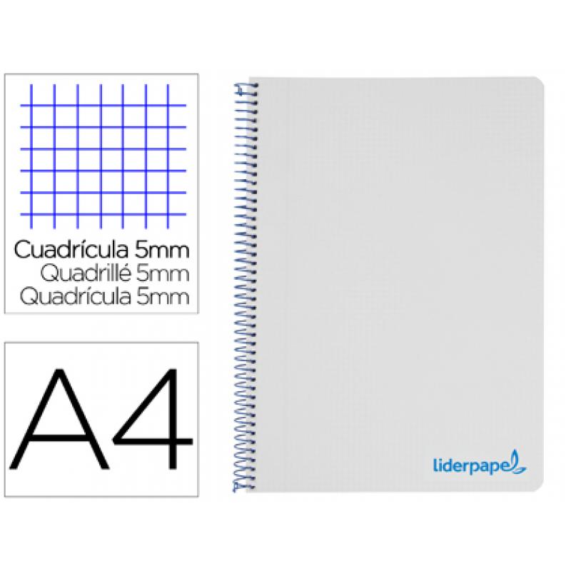 cuaderno-espiral-liderpapel-a4-micro-wonder-tapa-plastico-120h-90-gr-cuadro-5-mm-5-bandas-4-taladros-color-gris