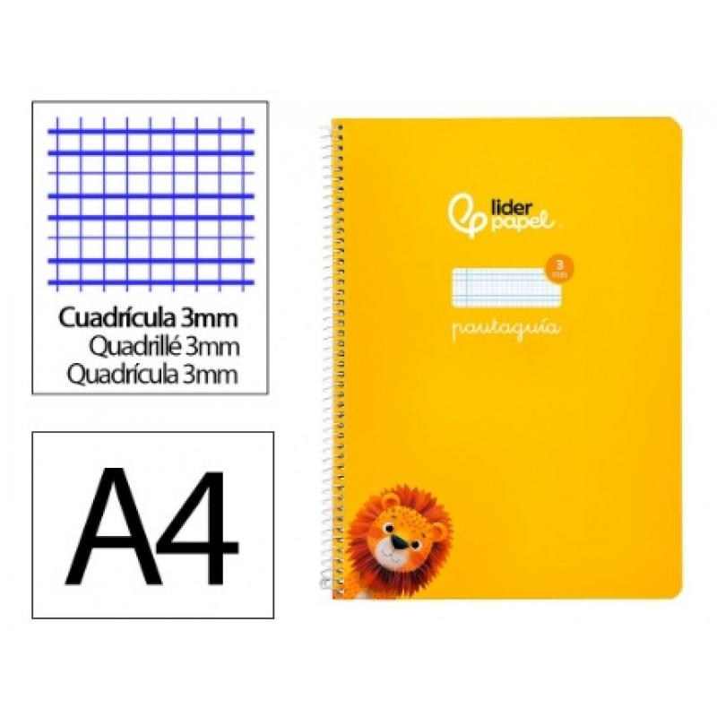 cuaderno-espiral-liderpapel-a4-pautaguia-tapa-blanda-80h-75-gr-cuadriculada-pautado-3mm-color-amarillo