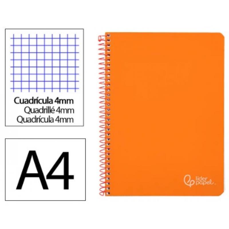 cuaderno-espiral-liderpapel-a4-witty-tapa-dura-80h-90gr-cuadriculada-4mm-c-margen-color-naranja