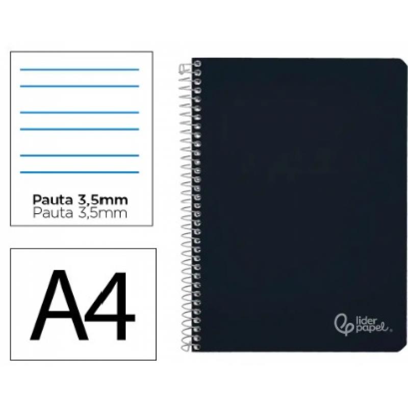cuaderno-espiral-liderpapel-a4-witty-tapa-dura-80h-90gr-pauta-35mm-c-margen-color-negro